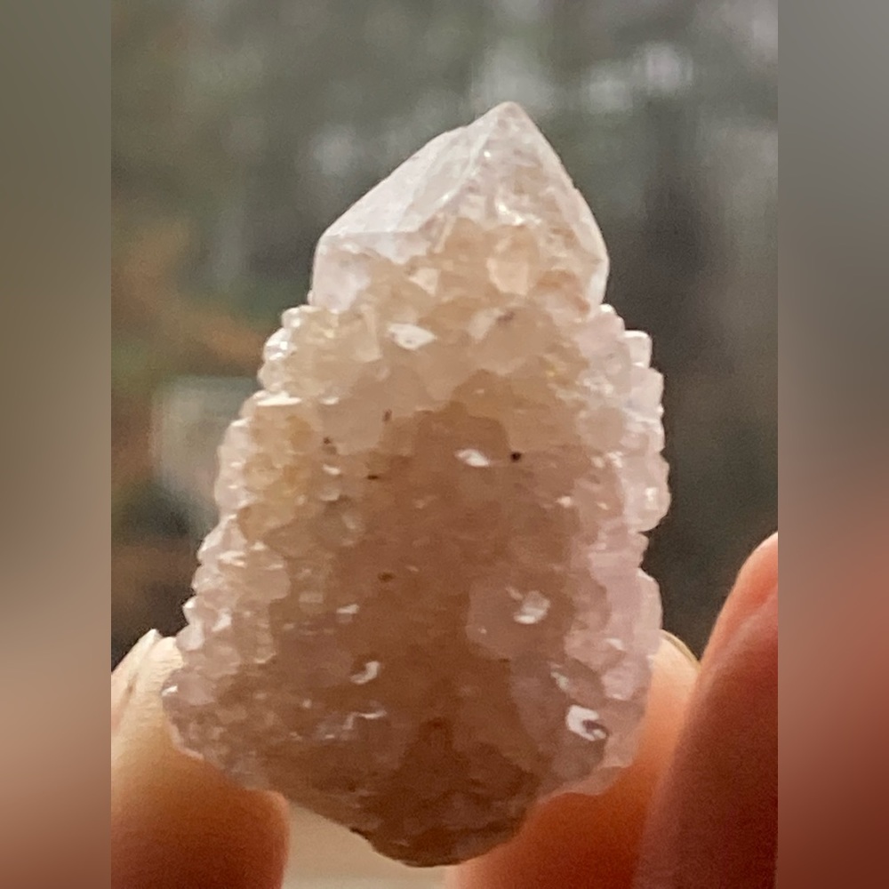Citrine included Pale Lavender Spirit Quartz